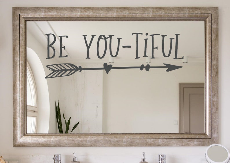 Be You Tiful Decal Girls Room Decal Girls Bedroom Wall Etsy