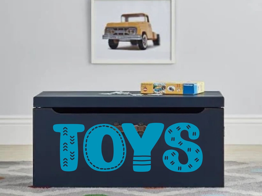 Toy Box Decal TOYBOX NOT INCLUDED toys Decal Toybox Sticker Toy Box