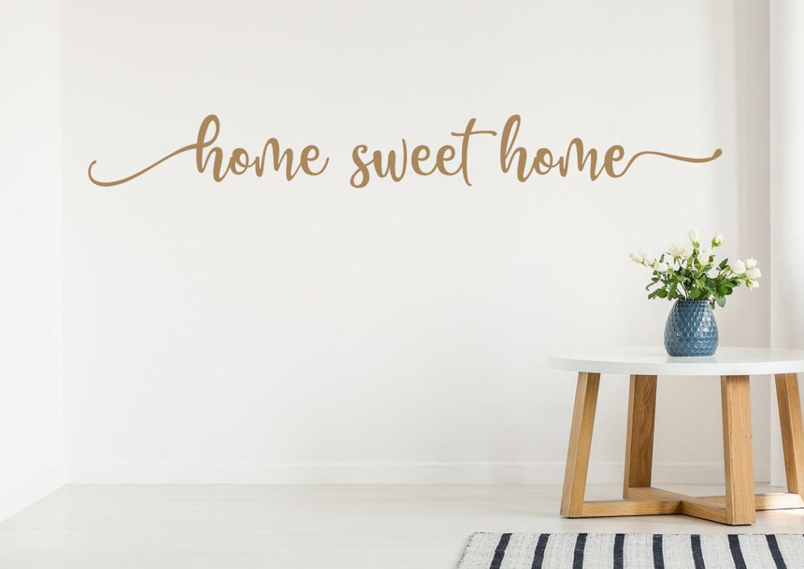 Home Sweet Home Wall Decal Home Sweet Home Decal Home - Etsy