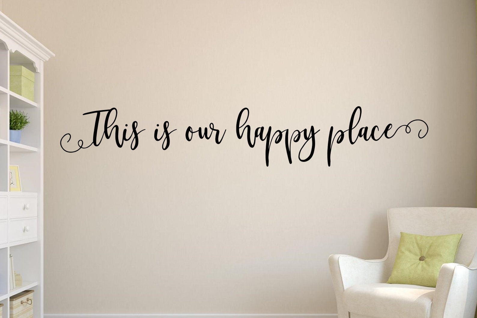 This is Our Happy Place Decal This is Our Happy Place Wall Etsy
