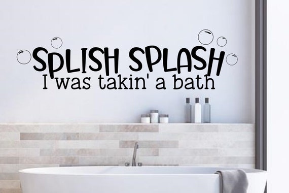 kids bathroom wall decal kids bath decor bathroom wall | etsy