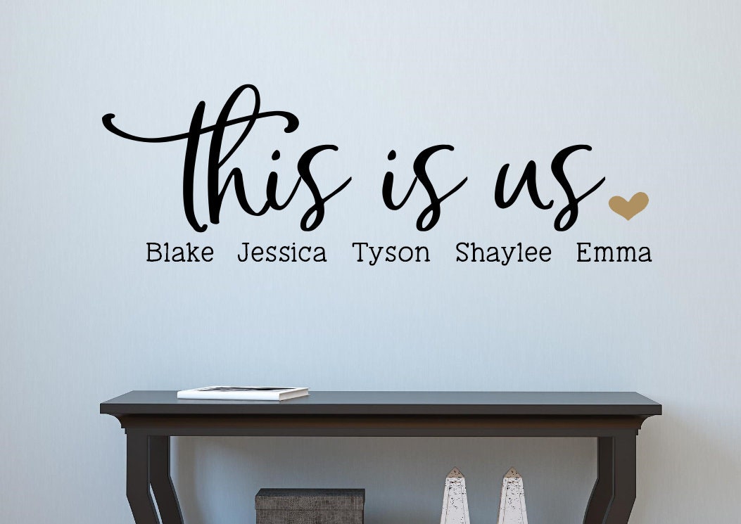This is Us Wall Decal This is Us Decal This is Us Etsy