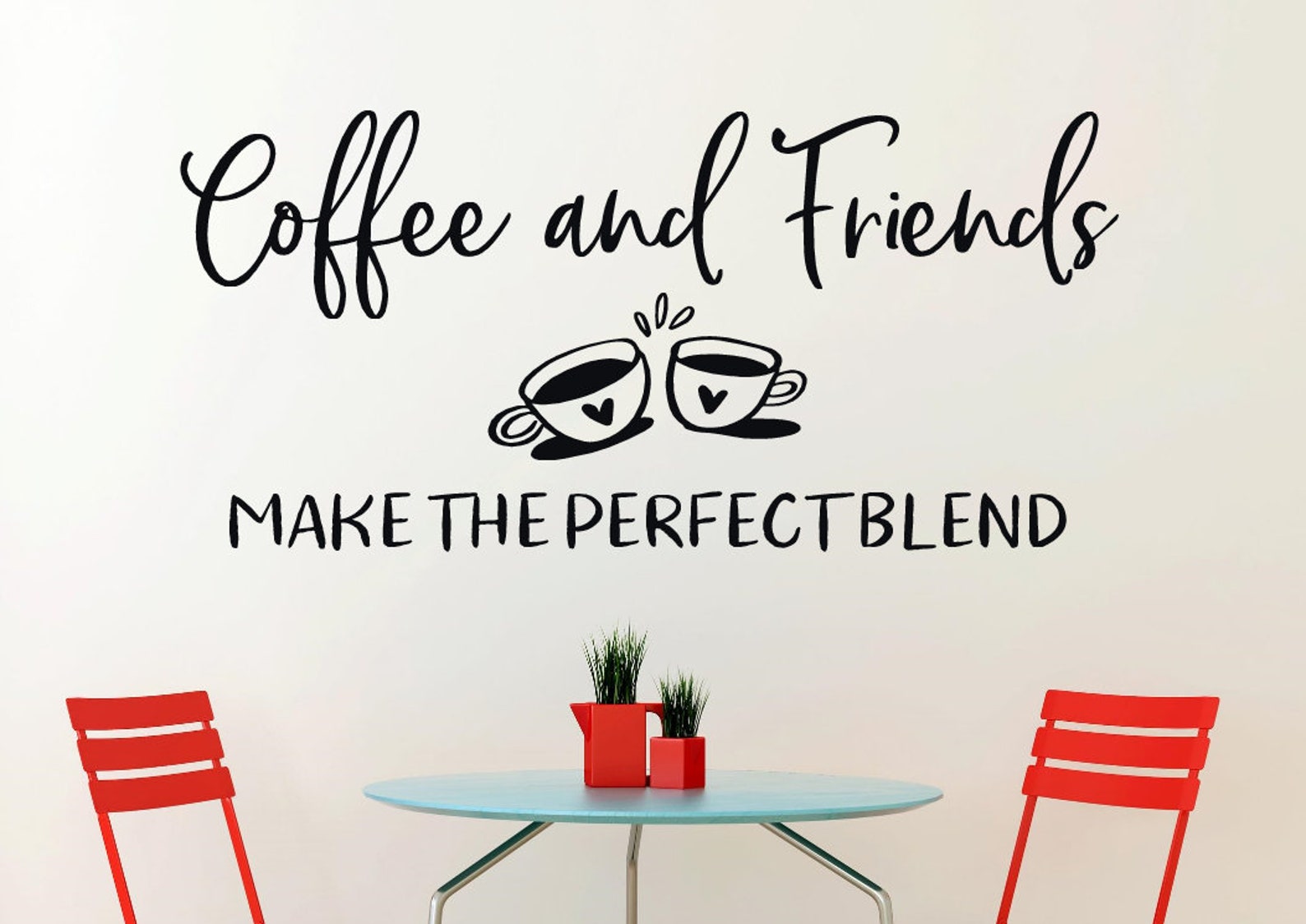 Coffee Wall Decal Coffee Vinyl Wall Decal Coffee Decal Etsy