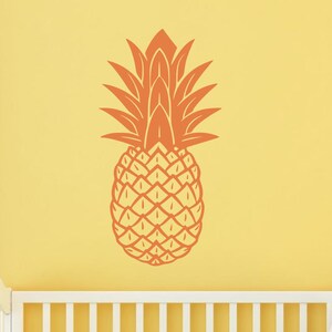 Pineapple Wall Decal- Pineapple Wall Decor- Pineapple Vinyl Decal ...