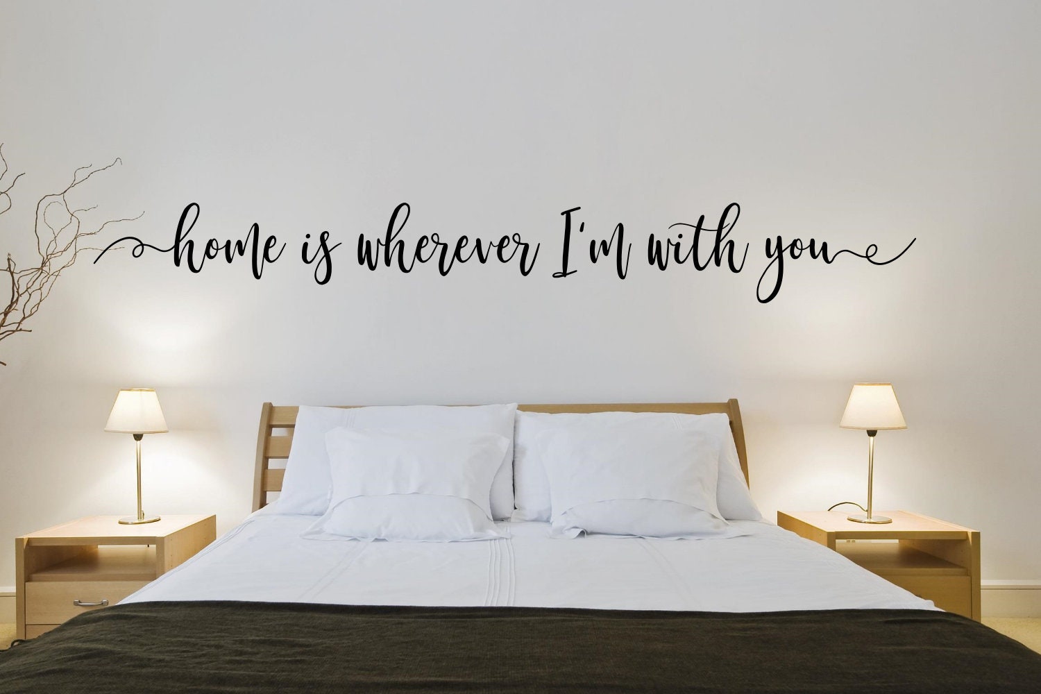 Home is wherever I'm with you decal Home is wherever Etsy