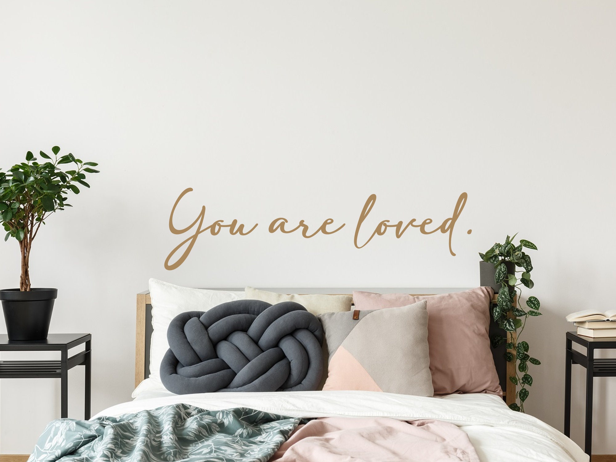 You are loved decal You are loved wall decal You are loved Etsy
