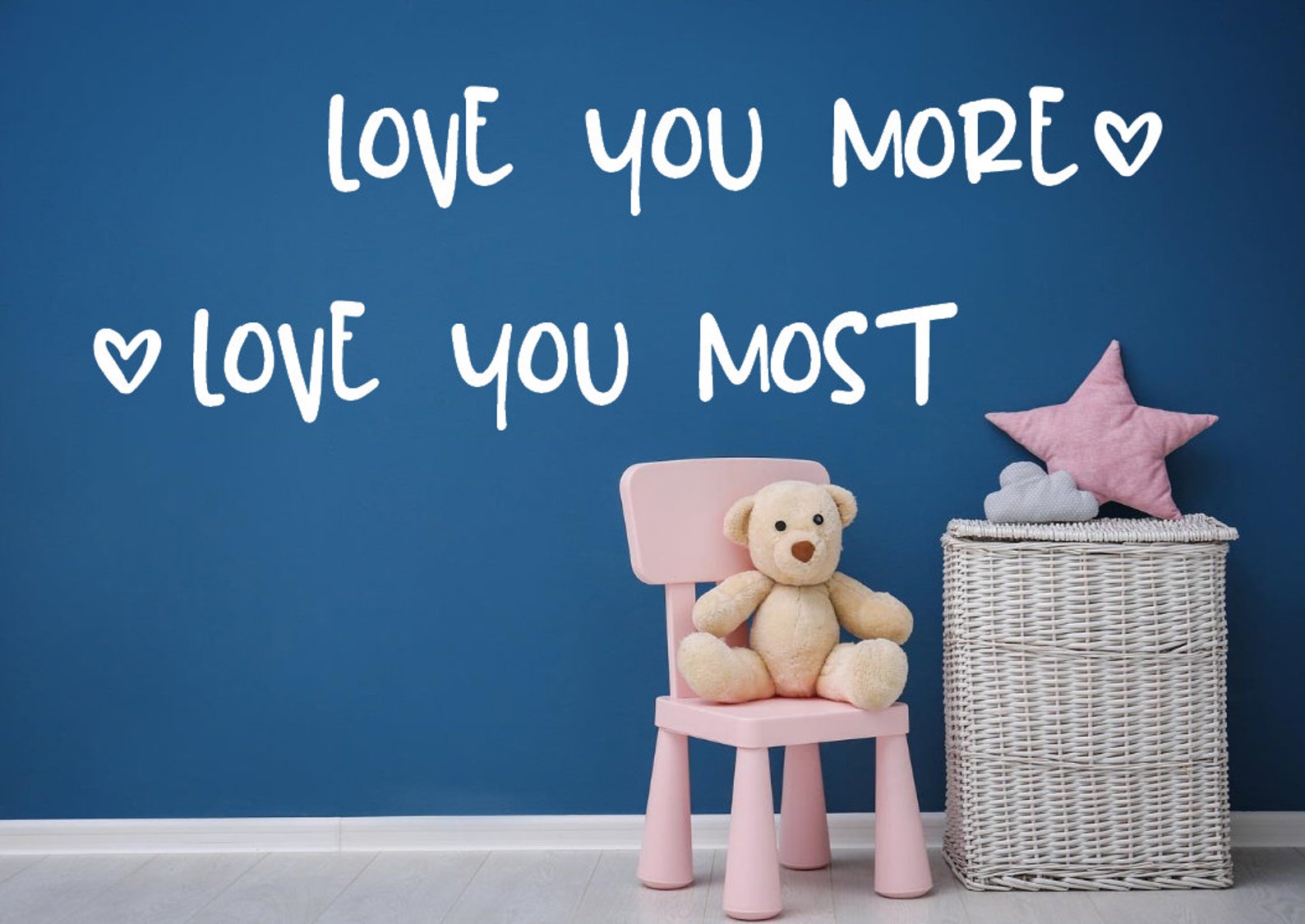 Mirror Decal Bathroom Mirror Decal Love You More Decal Etsy