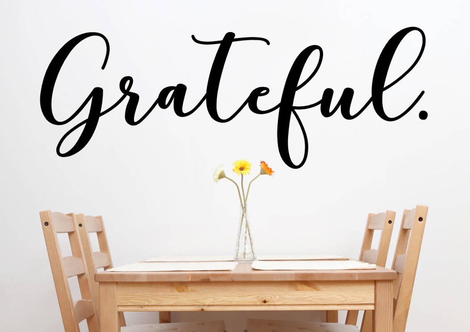 Grateful Wall Decor Grateful Wall Art Grateful Wall Decal Etsy
