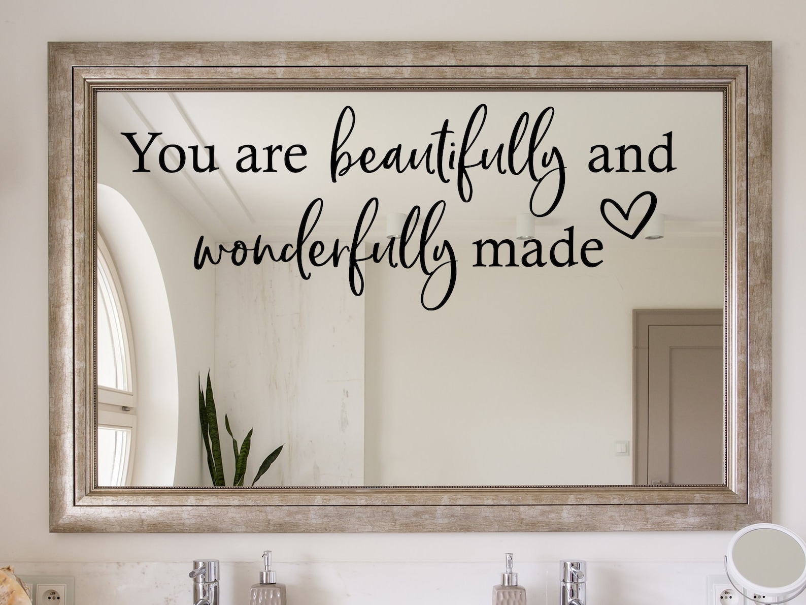 You Are Beautifully and Wonderfully Made Wall Decal Mirror Decal ...