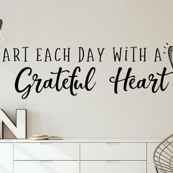 Gratitude Decal Etsy