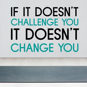 Gym Wandtattoo - Gym motivierende Wanddekoration - Gym Wandtattoo - Fitness Motivation Wandtattoo - Workout Wandtattoo - Gym Wandtattoo