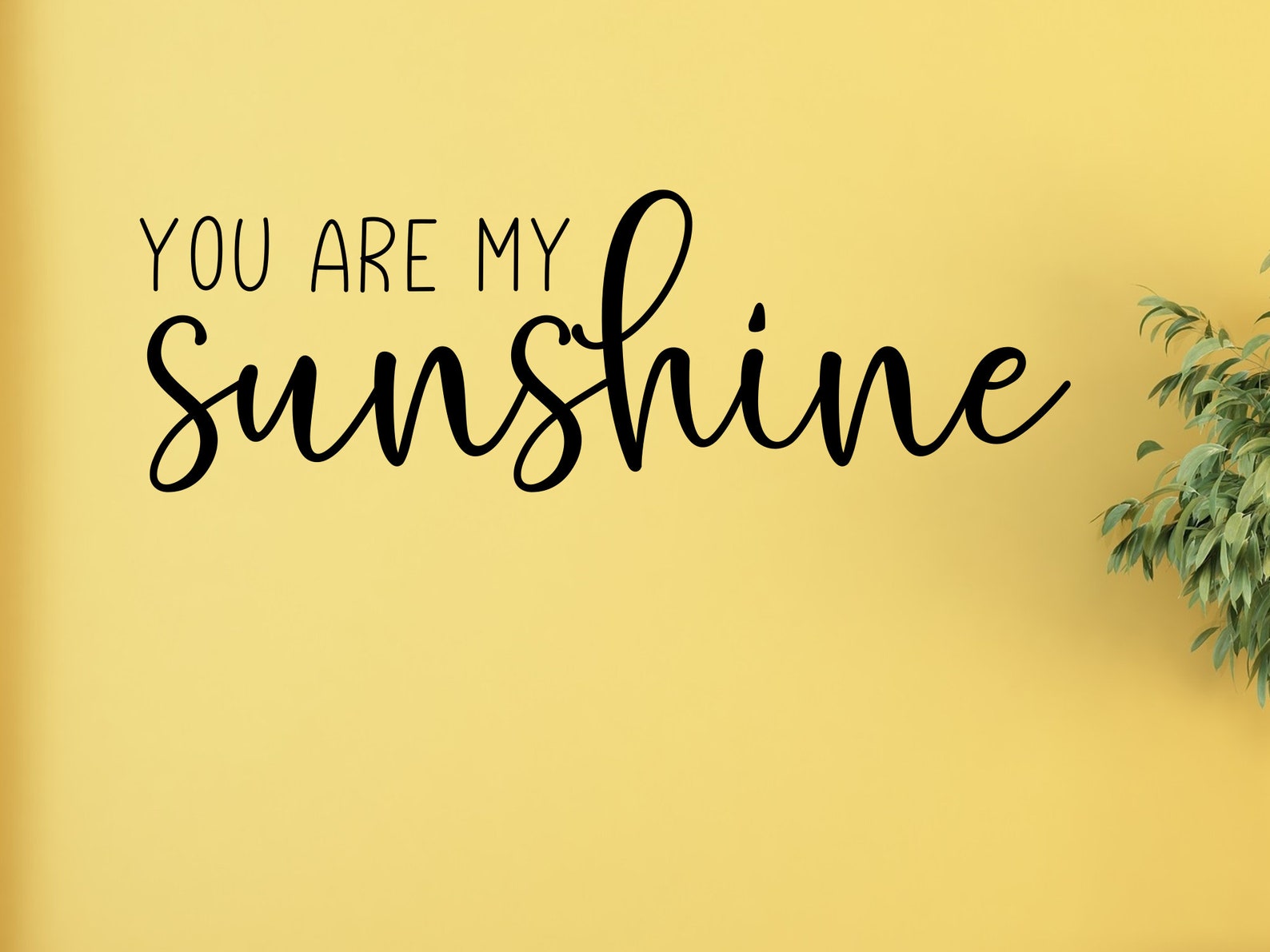 You Are My Sunshine Wall Decal- You Are My Sunshine Decal- You Are My ...
