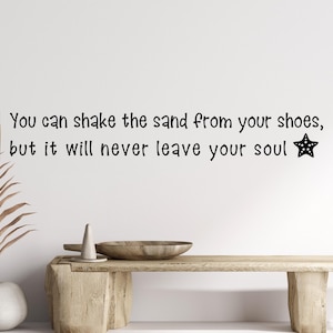 Beach house wall decor- Vacation home wall decor- Beach house decal- Beach wall decor- Beach house wall art- Beach quote- Beach wall decal