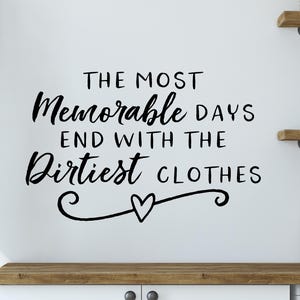 Laundry room wall decal- Laundry room decal- Laundry wall decal- Laundry room vinyl decal- Laundry room wall art- Laundry room wall decor