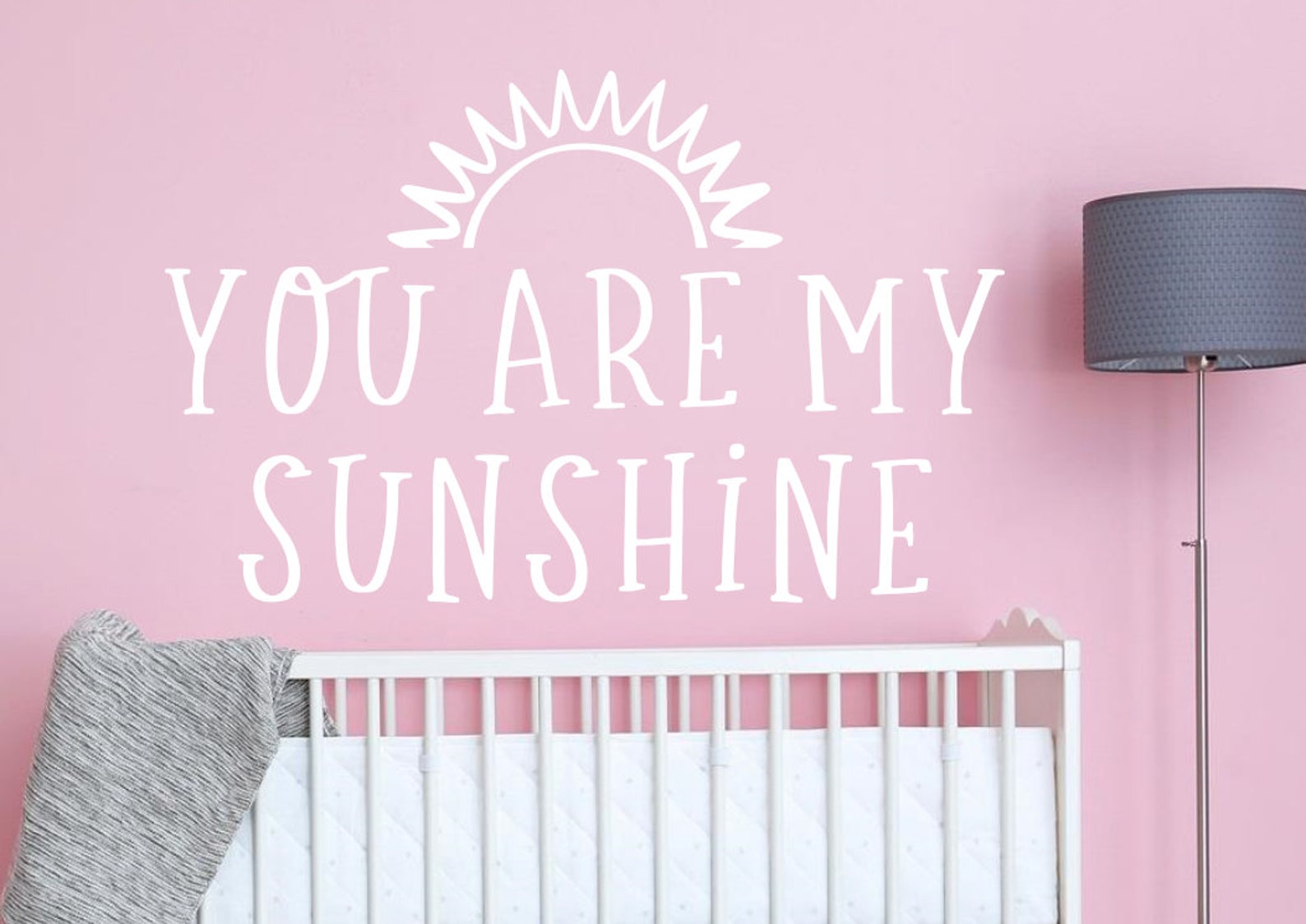 You Are My Sunshine Nursery Decal You Are My Sunshine Wall Etsy