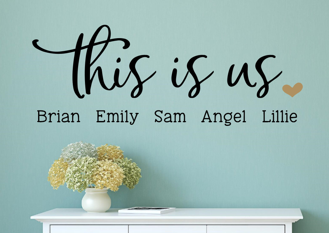 This is Us Wall Decal This is Us Decal This is Us Etsy