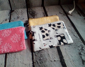 Keychain Wallets, Zippered Pouch, You Choose