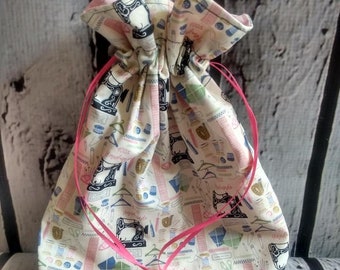 Griz Draw String Bag