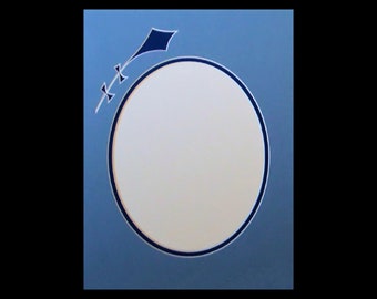 Oval Photo Frame Mat For 11x14 Picture Frame:  Holds 8 x 10 Photo or Art with Cut Art Opening, You Choose