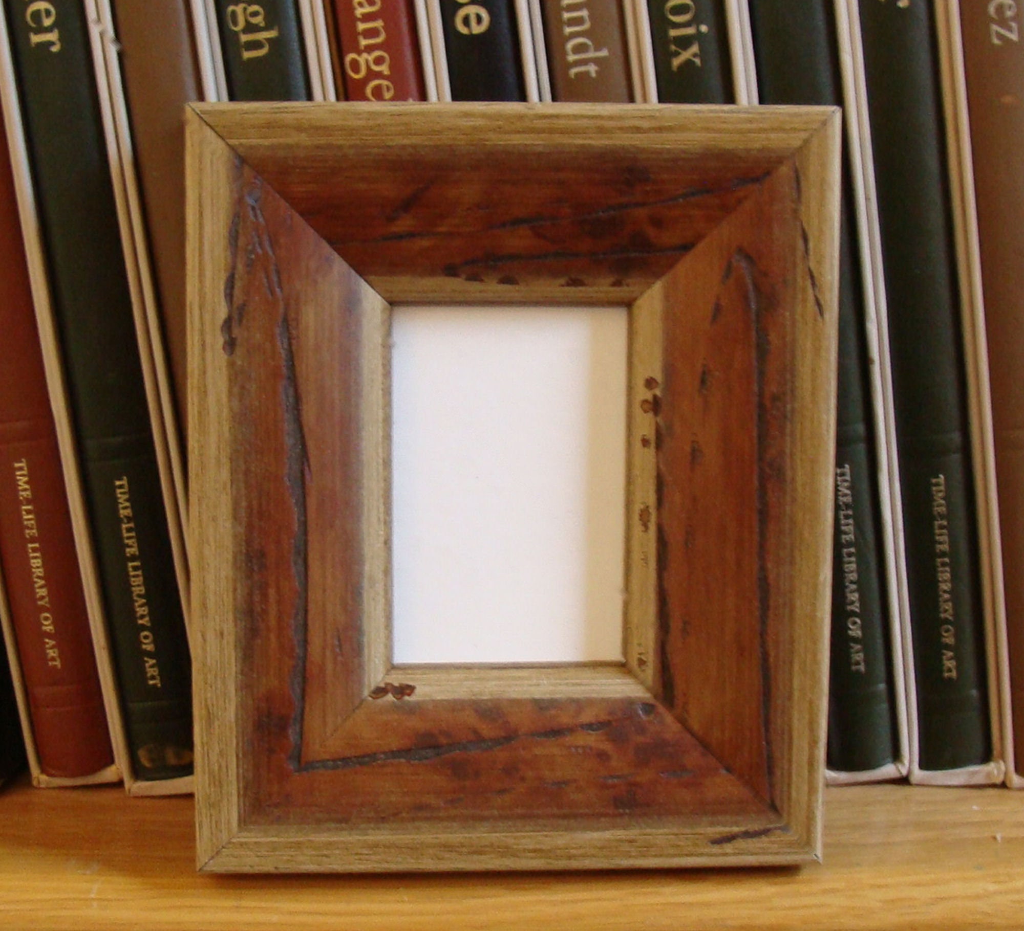 Kelley Burl Wooden Frames, 4X6, 5X7, 8X10 - Natural, Brown, Cocoa