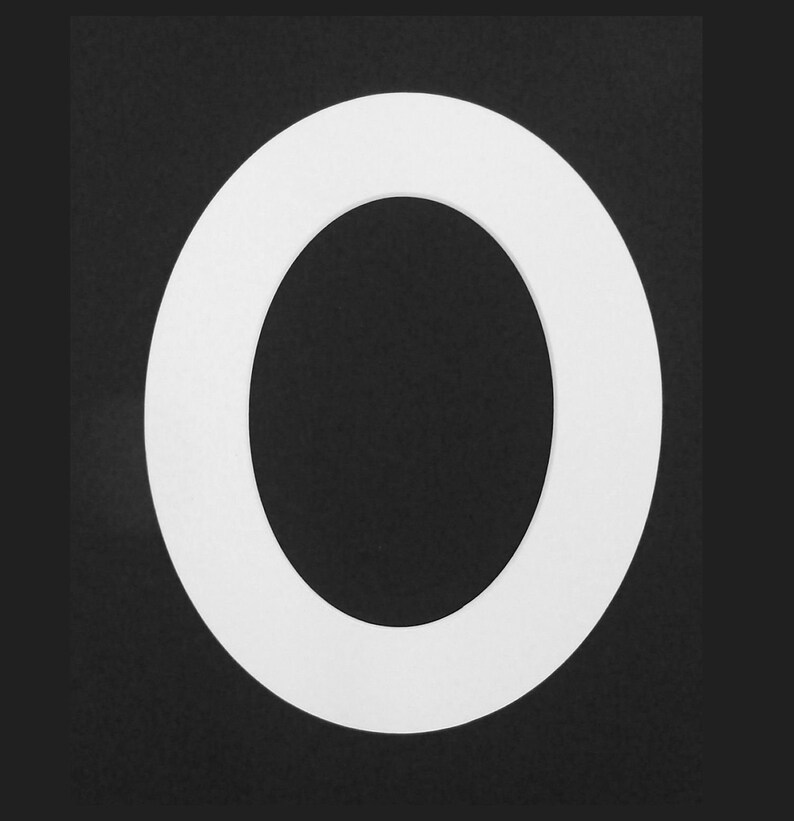 Picture Framing Mat With Oval Opening for Oval Frame Choose Etsy