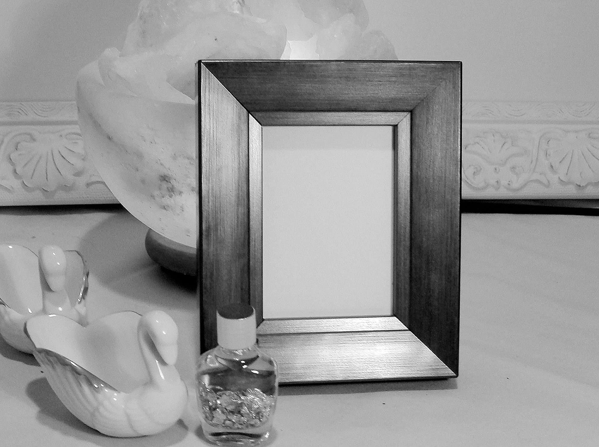 Silver Wood Picture Frame Contemporary Style / Art Cards Etsy