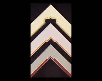 Double Picture  Mat for 11x14 Frame for 8x10 Choose Fancy Cut Corners  and Color Custom Sizes Available Conservation Quality to Preserve.