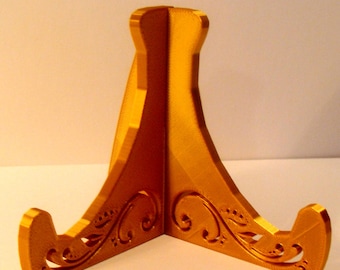 Small Easel Back Stand for Picture Frames Choice of Sizes and Color To Display on Desk Tabletop or Nightstand