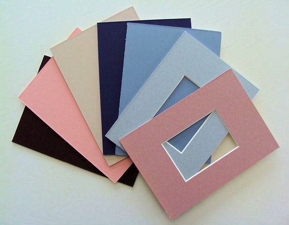 Aceo Picture Frame Mats 6 Six To Fit 2 5 X 3 5 Photos Or Art Miniatures Choose Color Group Frame Size You Want To Fit Archival Quality