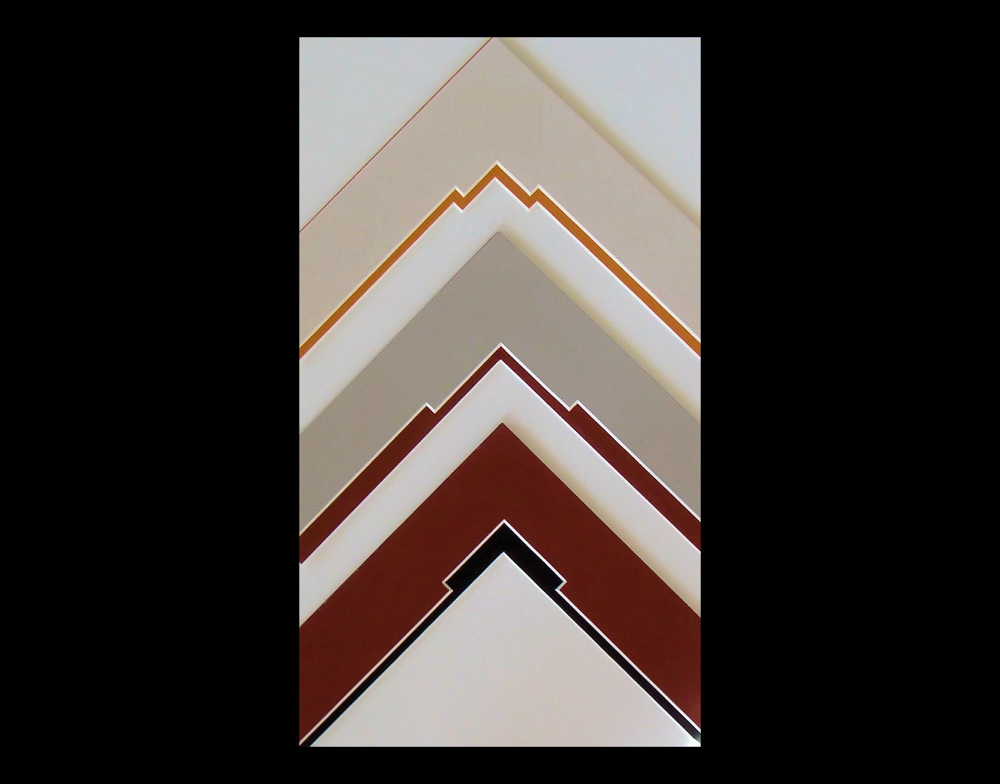 Double Picture Frame Mats with Fancy Cut Corners, 11 x14 for 8x10 Art