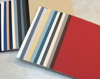 Mat Board Blanks for Picture Framing Art Crafts or Photos 6 Pieces Color Variety Conservation  Quality Matting Choose Size up tp 12 x 16"