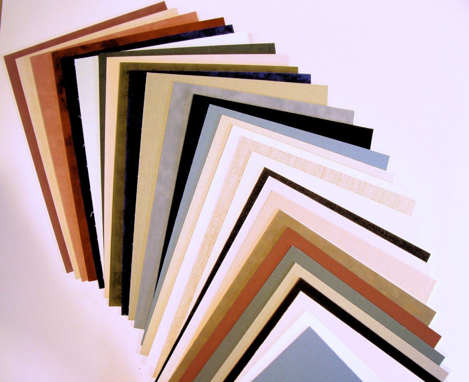 Choosing framing papers and mat boards