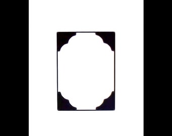 Anniversary Wedding Guest Signature Mat Fits 11x14 Inch Frame Holds 6x8" Photo Conservation Quality Choose Color of Double Matting Fancy Cut