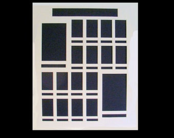 School Years Picture Frame Mat: Holds 12 Small and 2 Large Photos for 16 x 20 Frame, Choose Color