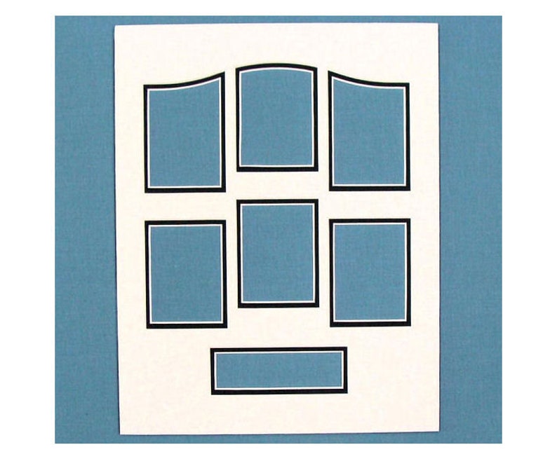 Picture Frame Mat Multi Openings Collage Photos ACEO's Etsy