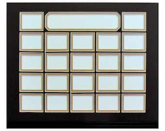 Collage Picture Framing Mat 22 Multi Opening + Title Fits 14x18 Frame Archival Matting Art Color Choice Other Size and Openings Available