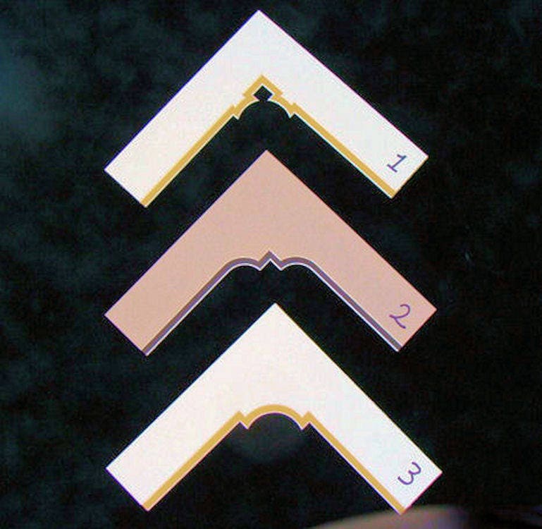 Double Mat for Picture Frame Fancy Cut Corners, Choose Your Corner Cut