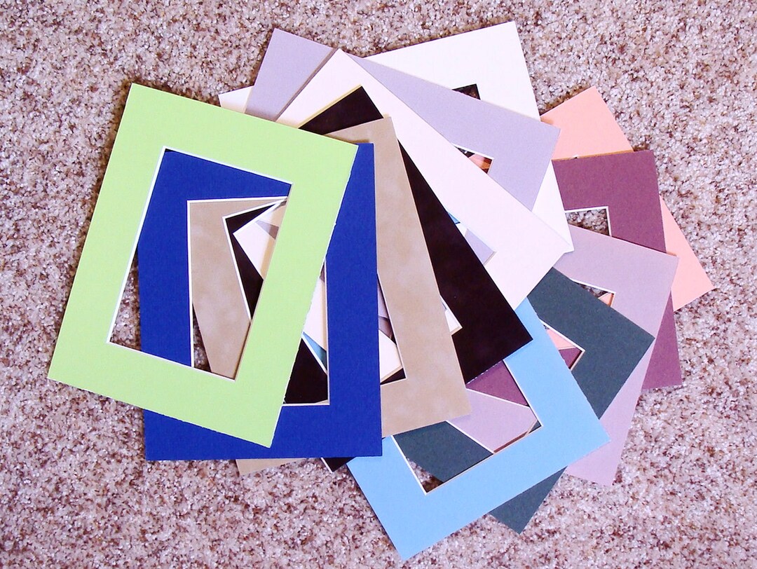12 Archival Picture Framing Mats 7x9 4x6 Opening 0r 8 X 10 Etsy