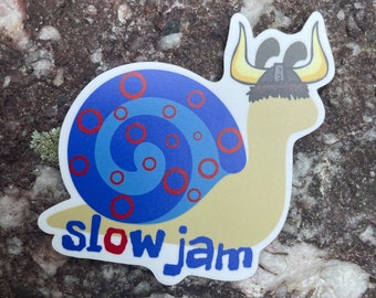 slow jam phish sticker
