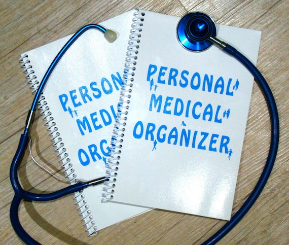 Personal Medical Organizer for 2, Health Records Book (2 Books)