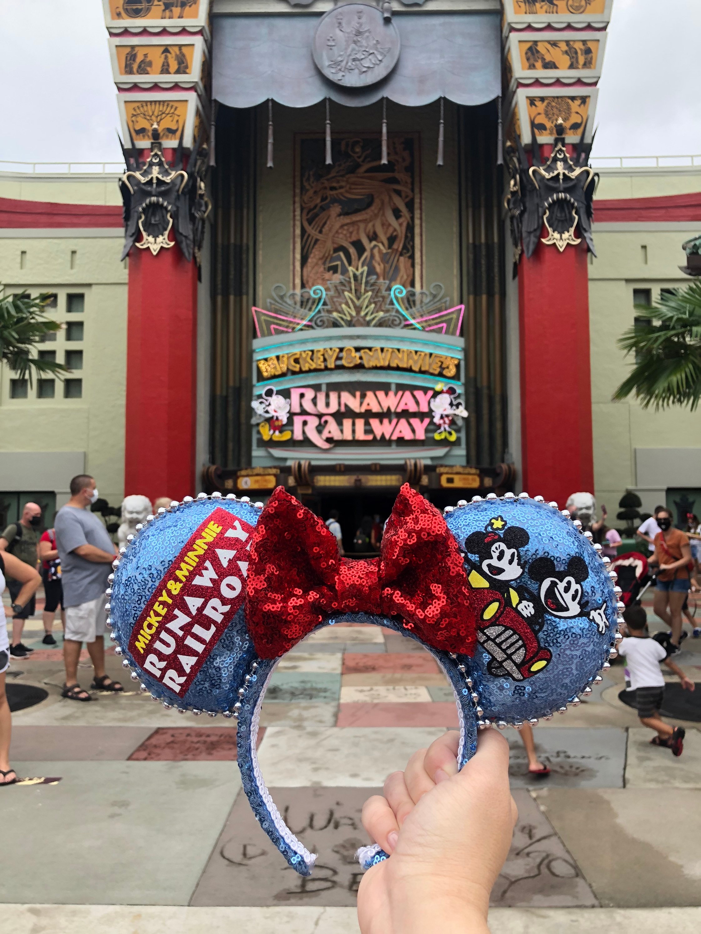 Mickey and Minnie Runaway Railroad Ears - Etsy display picture 3