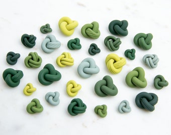 KNOT STUDS: Greens