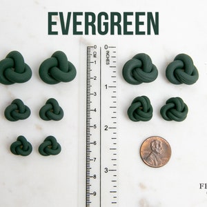 KNOT STUDS: Greens image 6