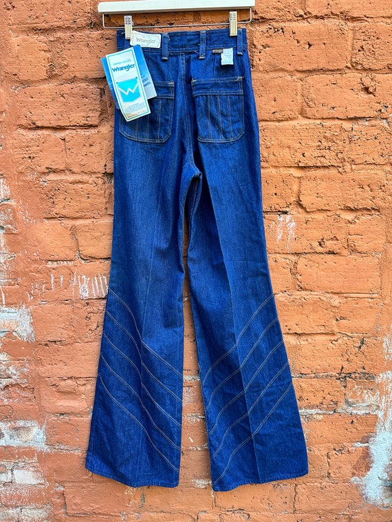 1970's Wrangler Bell Bottoms with Stripes - Deads… - image 7