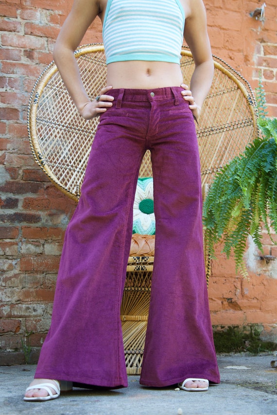 Velvet Landlubber Elephant Bell Bottoms Deadstock W Tags Etsy
