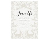 Mexican Otomi Wedding Invitation Template: Destination Wedding (PDF Download)