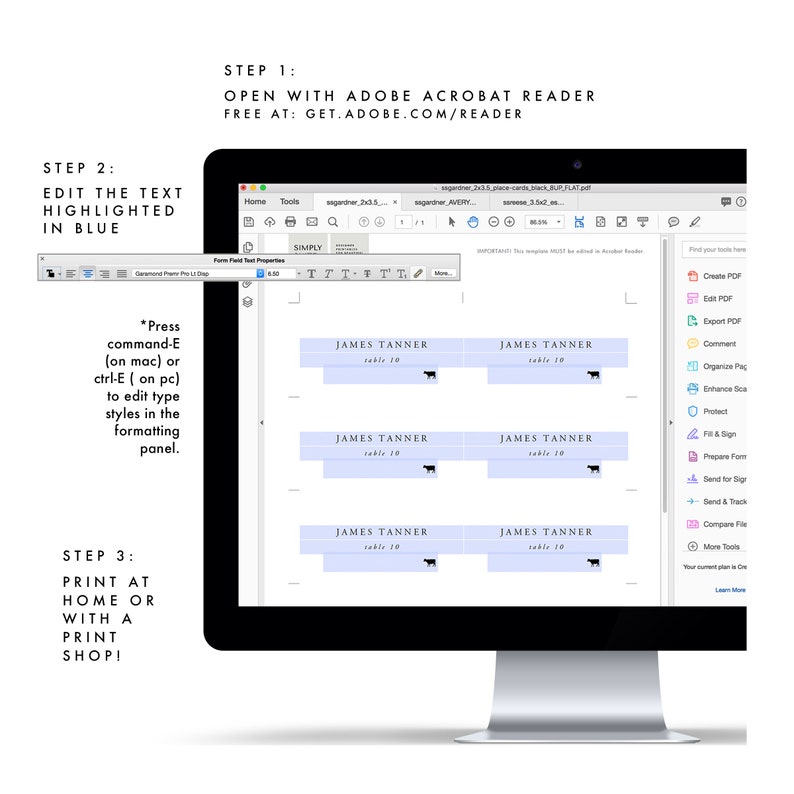 avery 5302 template for word for mac