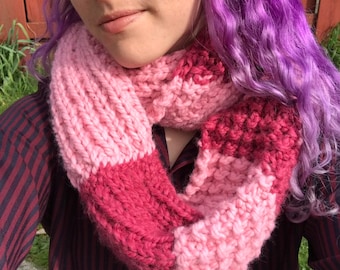 Chunky infinity scarf