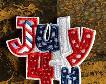 1 American Flag Minnie Mouse Iron On Sew On Embroidered Patch 2.5 L x 2.5 W 4th of July SAME Day SHIPPING Before 12pm EST Free Shipping