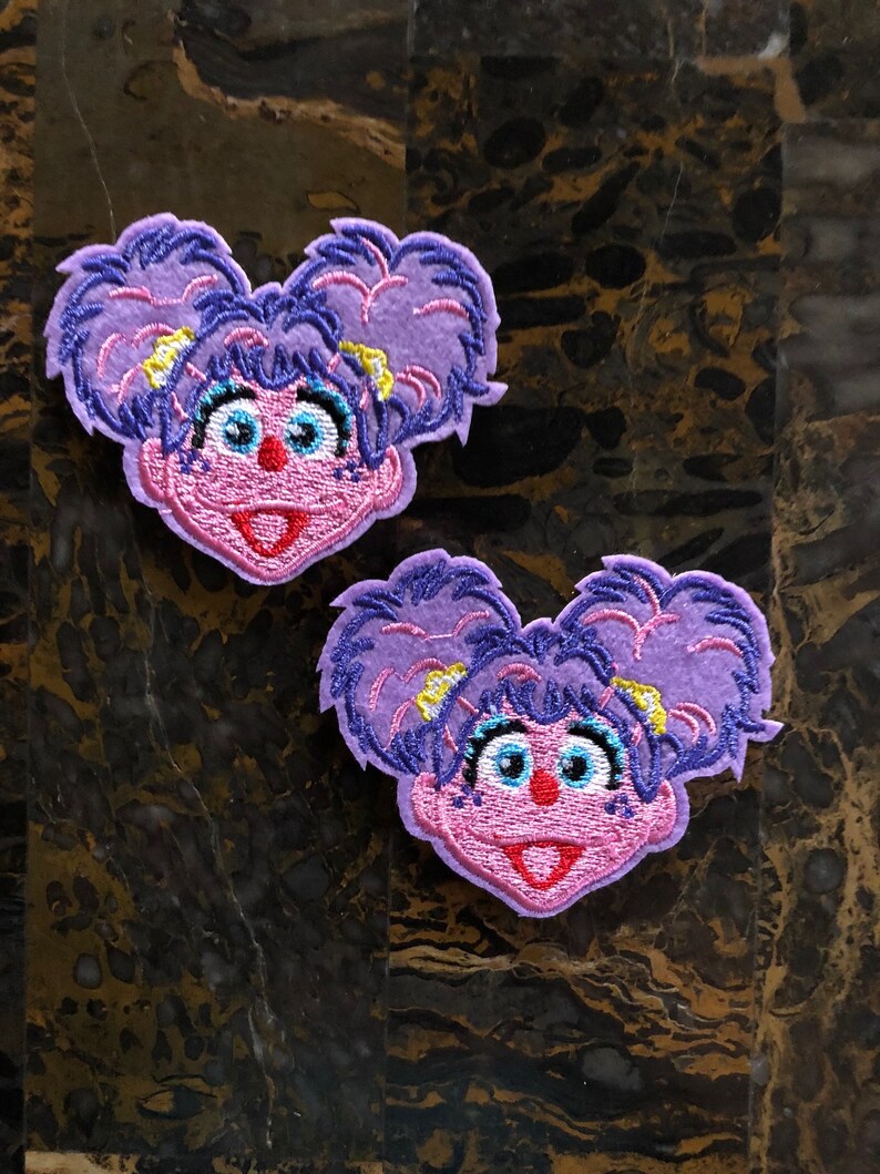 2 Sesame Street Abby Cadabby Ironon Sewon Embroidered Patch Etsy